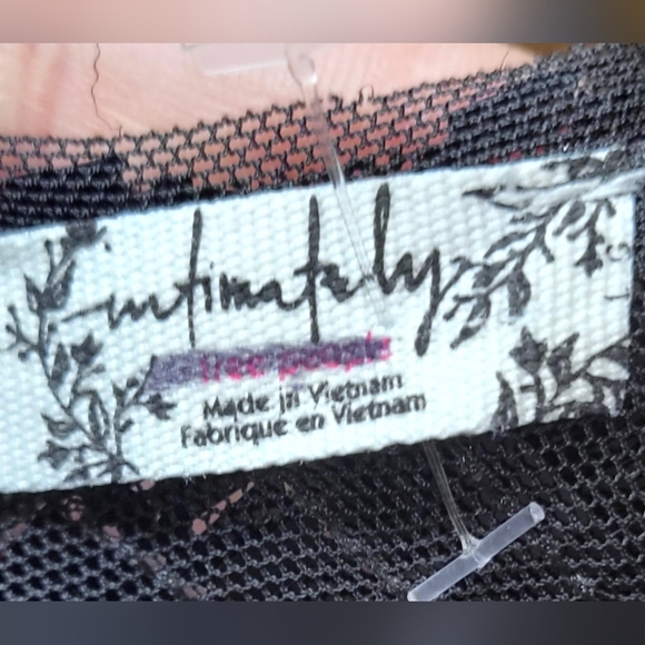 NWOT Free People Intimately Disco Fever Halter Neck Top Cami Black Combo Large - Picture 10 of 13